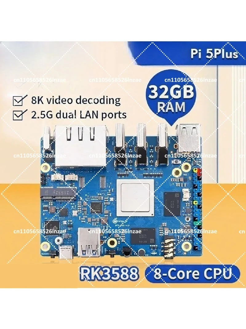 Orange Pi 5 Plus 32Gb - Orange Pi 5 plus Ordinateur monocarte