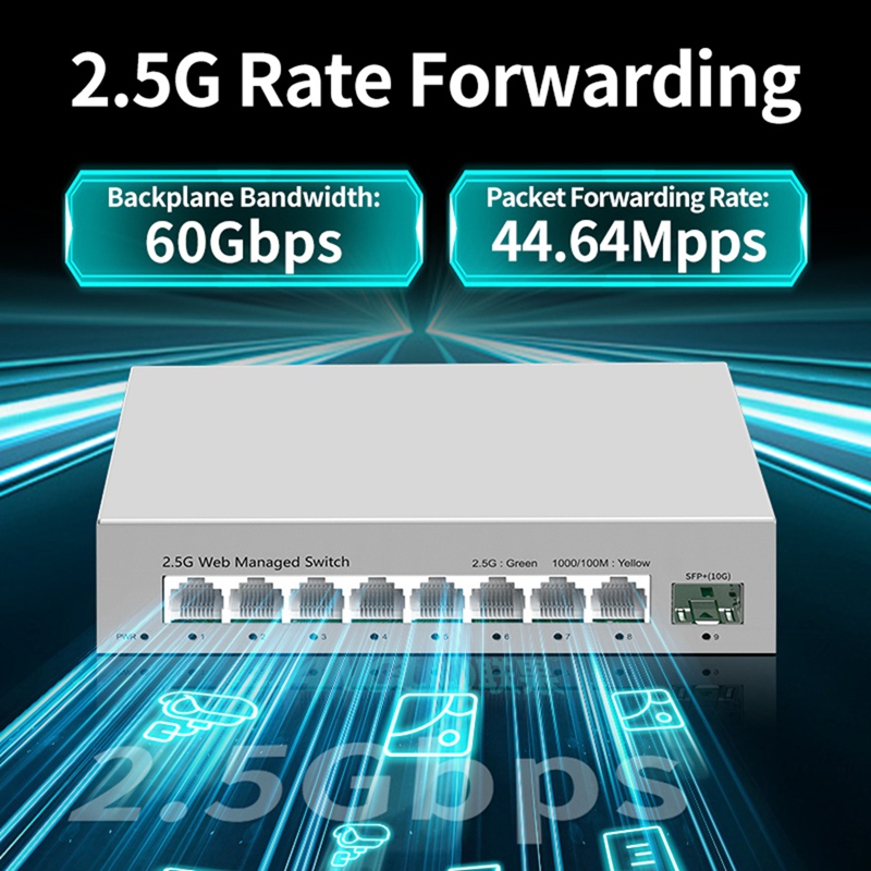 Commutateur géré intelligent 2 - Sfp+ 10G Managed Switch 8 Port avis et prix