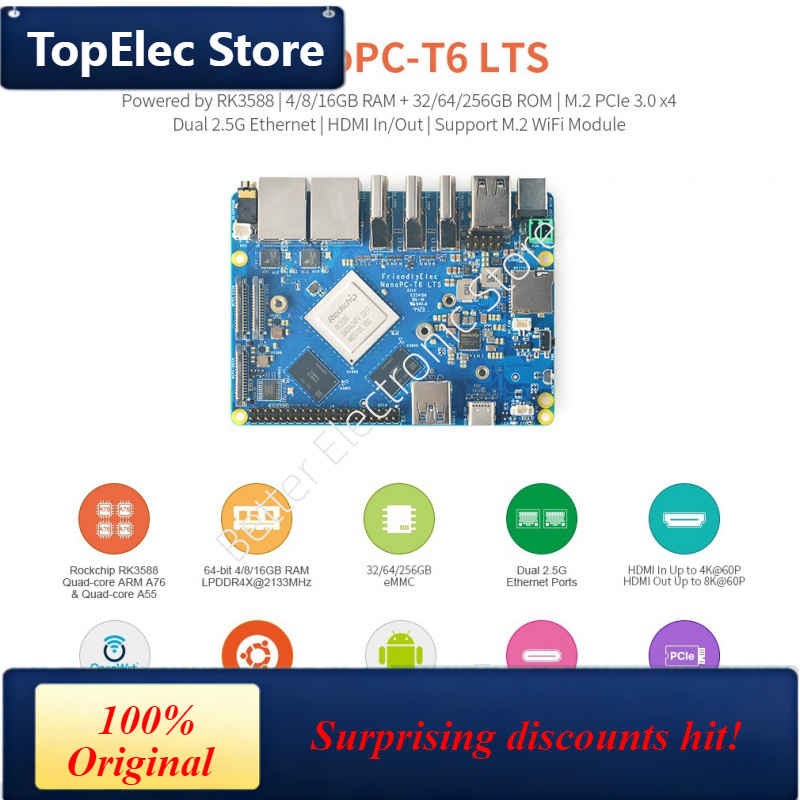 Carte de développement TopElec - Nanopc T6 16Gb avis et prix