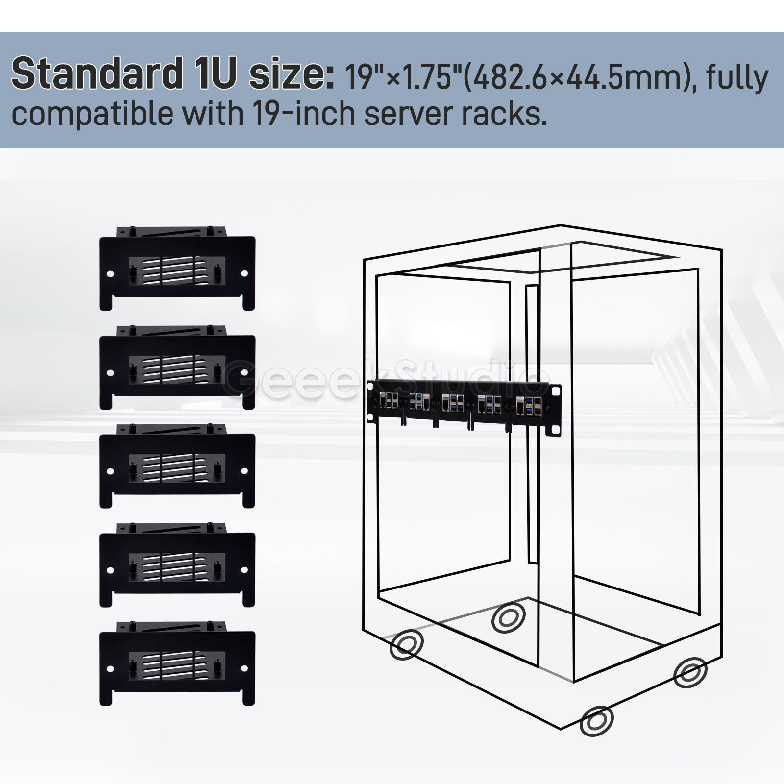 Support en rack 1U pour Raspbe - Deskpi Super6C avis et prix